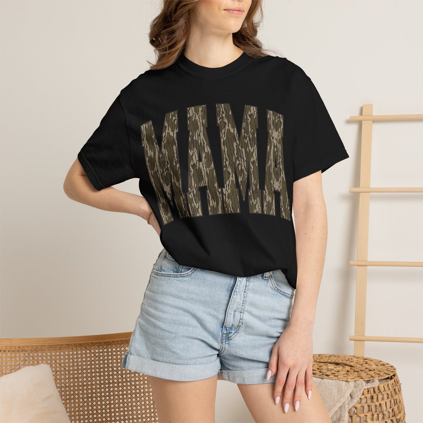 Mama Camo T-Shirt — Graphic 'MAMA' Women's & Mom Gift Tee