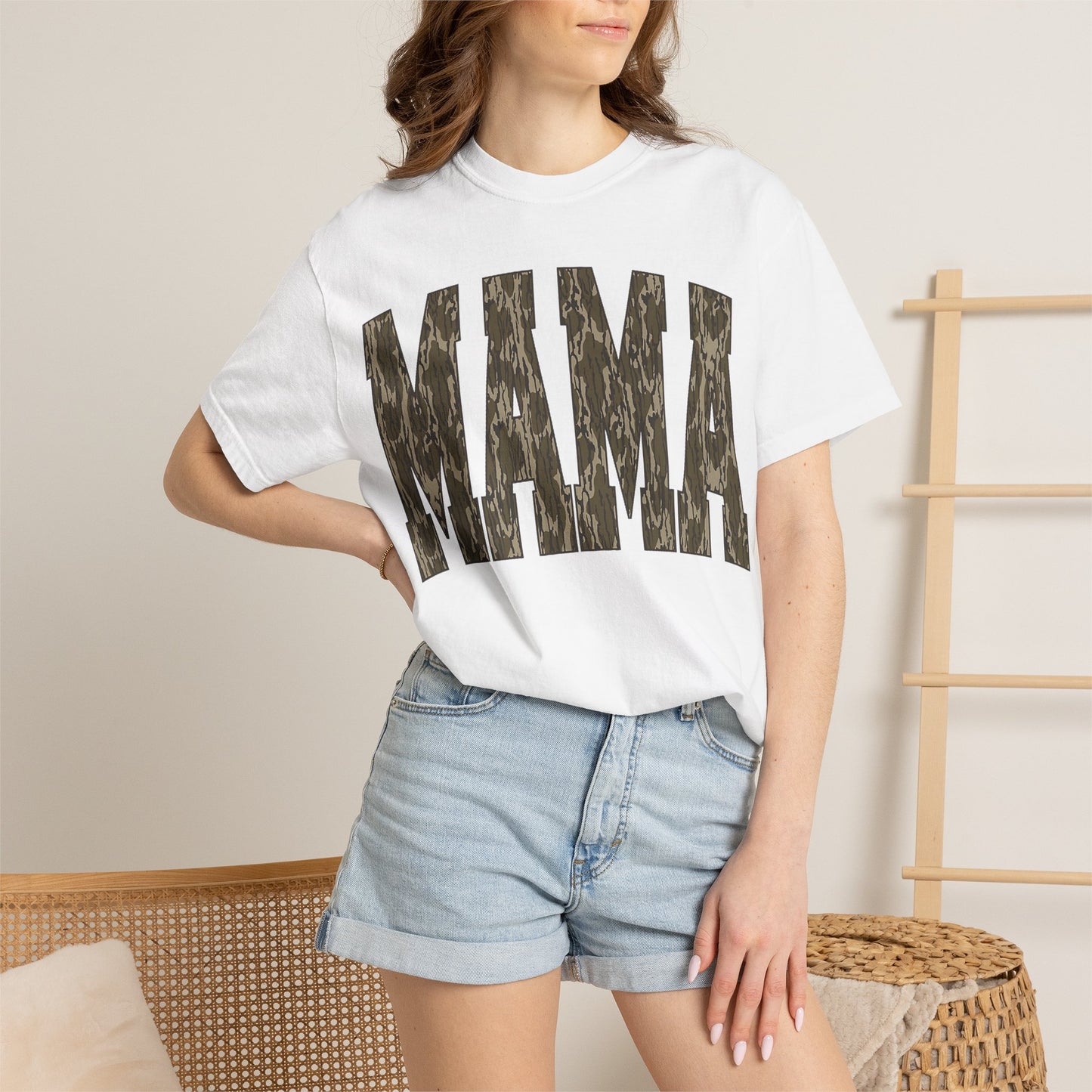 Mama Camo T-Shirt — Graphic 'MAMA' Women's & Mom Gift Tee